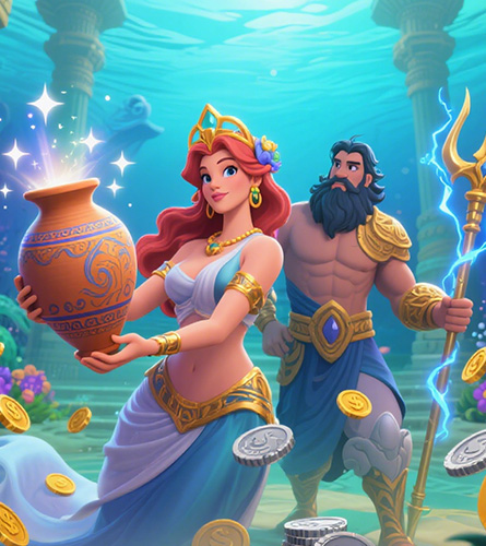 Mesa Fishing com power-ups